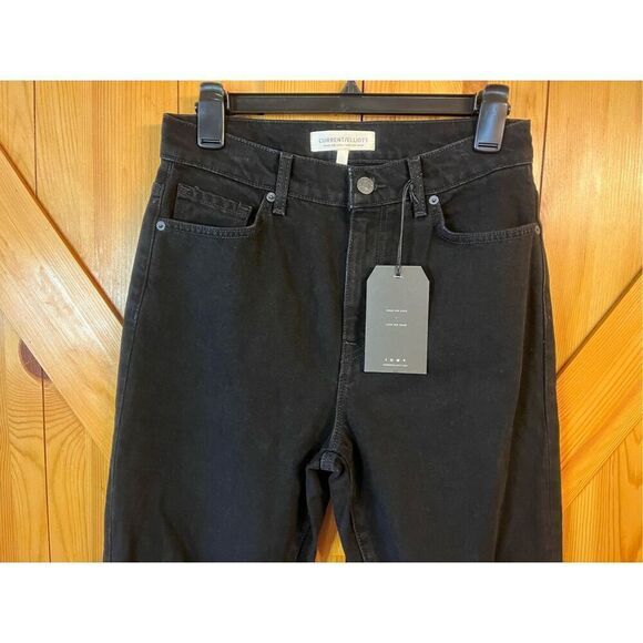 Current/Elliott The Boyfriend Onyx Jean Women's Black 26 nwt (3681) - Picture 5 of 11